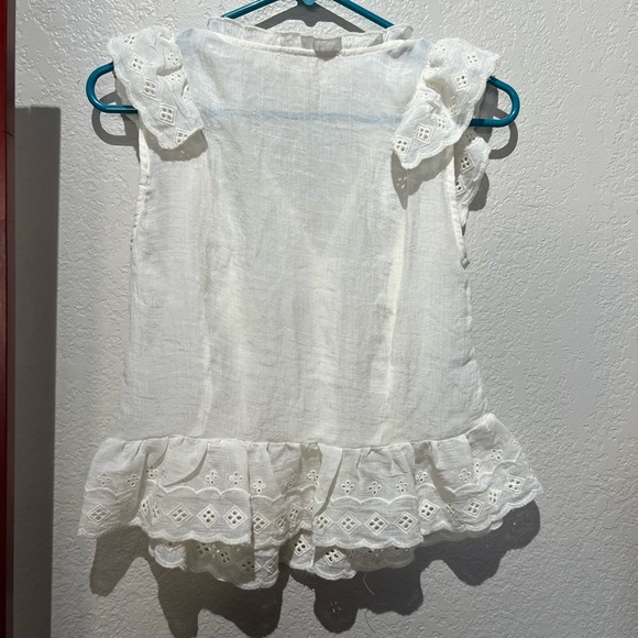 Rebellion cream blouse size M - Picture 3 of 3